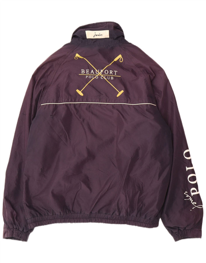 Joules Veste Bomber Graphique Homme UK 42 XL Bleu Marine Polyester