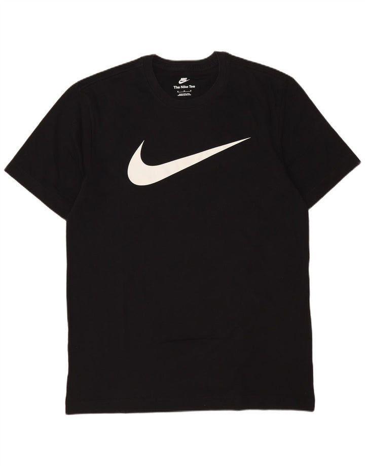 Nike T-shirt graphique pour homme en coton noir moyen