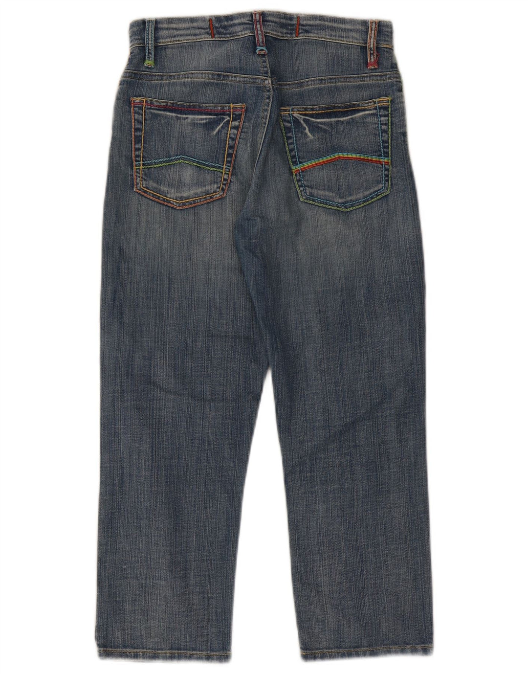 Marlboro Classics Jean Capri Femme W27 L22 Bleu Coton