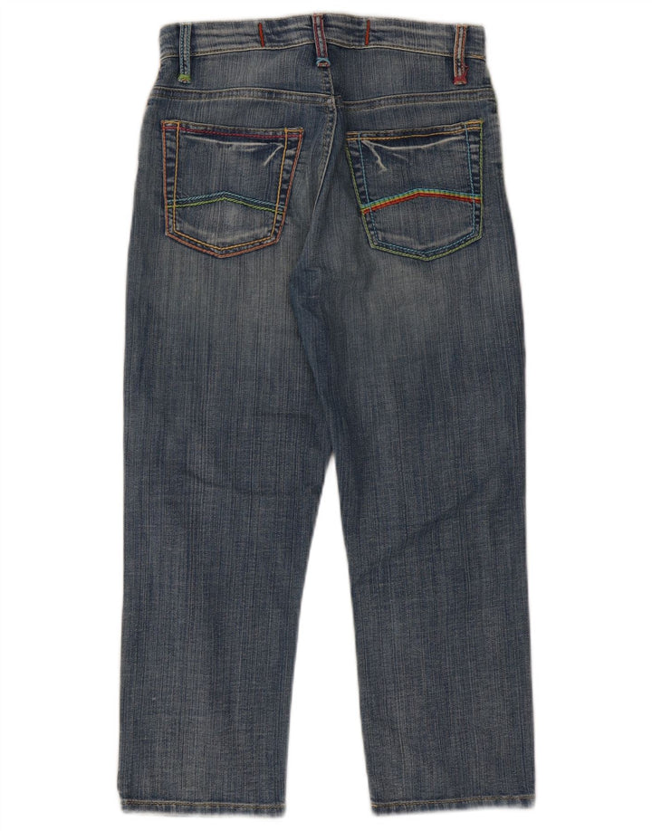 Marlboro Classics Jean Capri Femme W27 L22 Bleu Coton