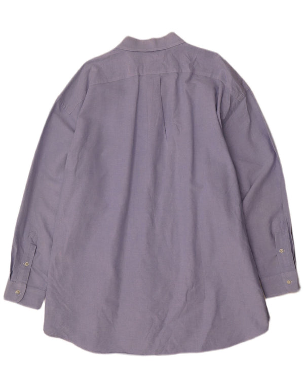 Ralph Lauren Chemise homme grande taille 4XL en coton bleu