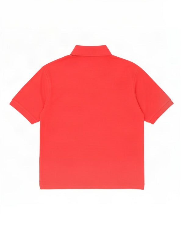 Nike Polo Homme UK 37/38 XL Rouge Coton