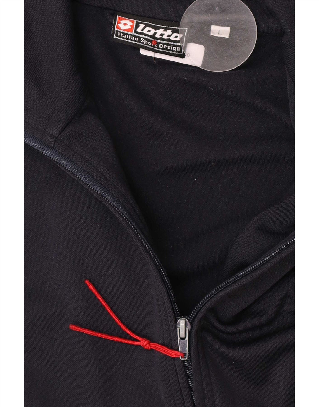Lotto Veste de survêtement coupe classique pour homme, taille L, noir
