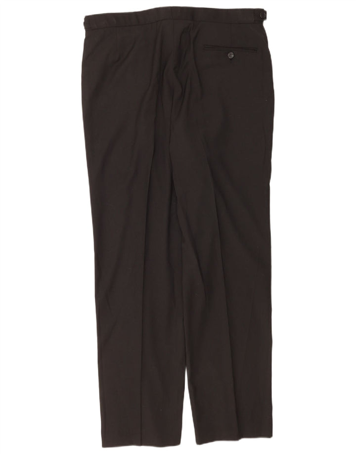 Marks & Spencer Pantalon de costume pour homme W36 L31 Noir Polyester