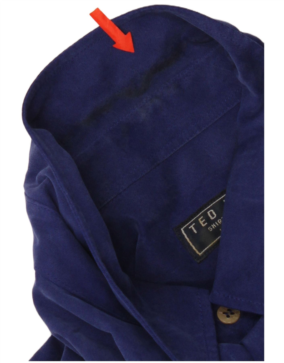 Ted Baker Chemise Homme Taille 4 Grand Bleu Polynosic