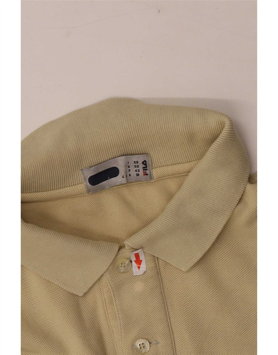 Fila Polo Homme IT 50 Coton Beige Moyen