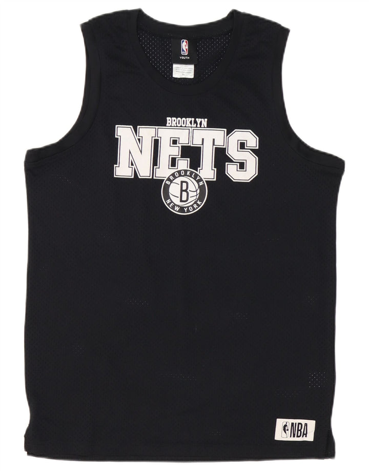 NBA Garçons Brooklyn Nets Graphic Débardeur 15-16 ans Noir Polyester