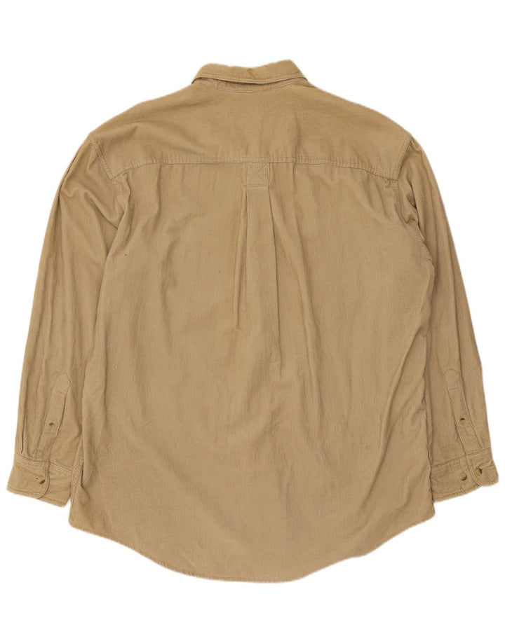 Timberland Chemise Velours Côtelé Homme Beige Moyen Coton