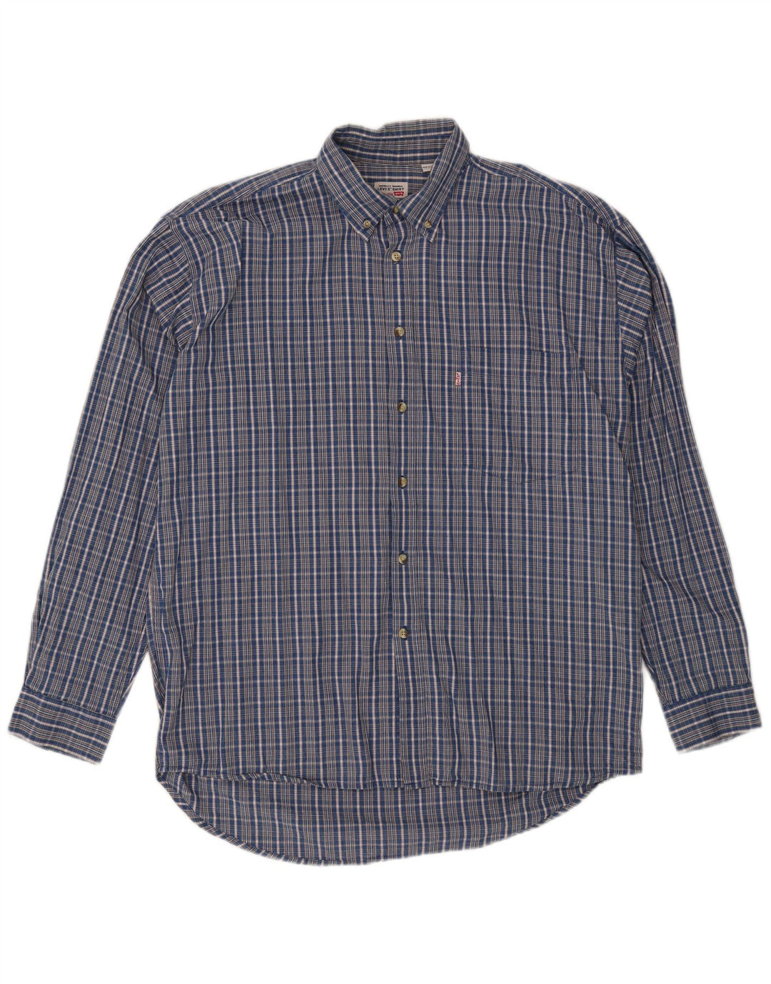 Levi's Chemise Homme Grand Carreau Bleu Coton