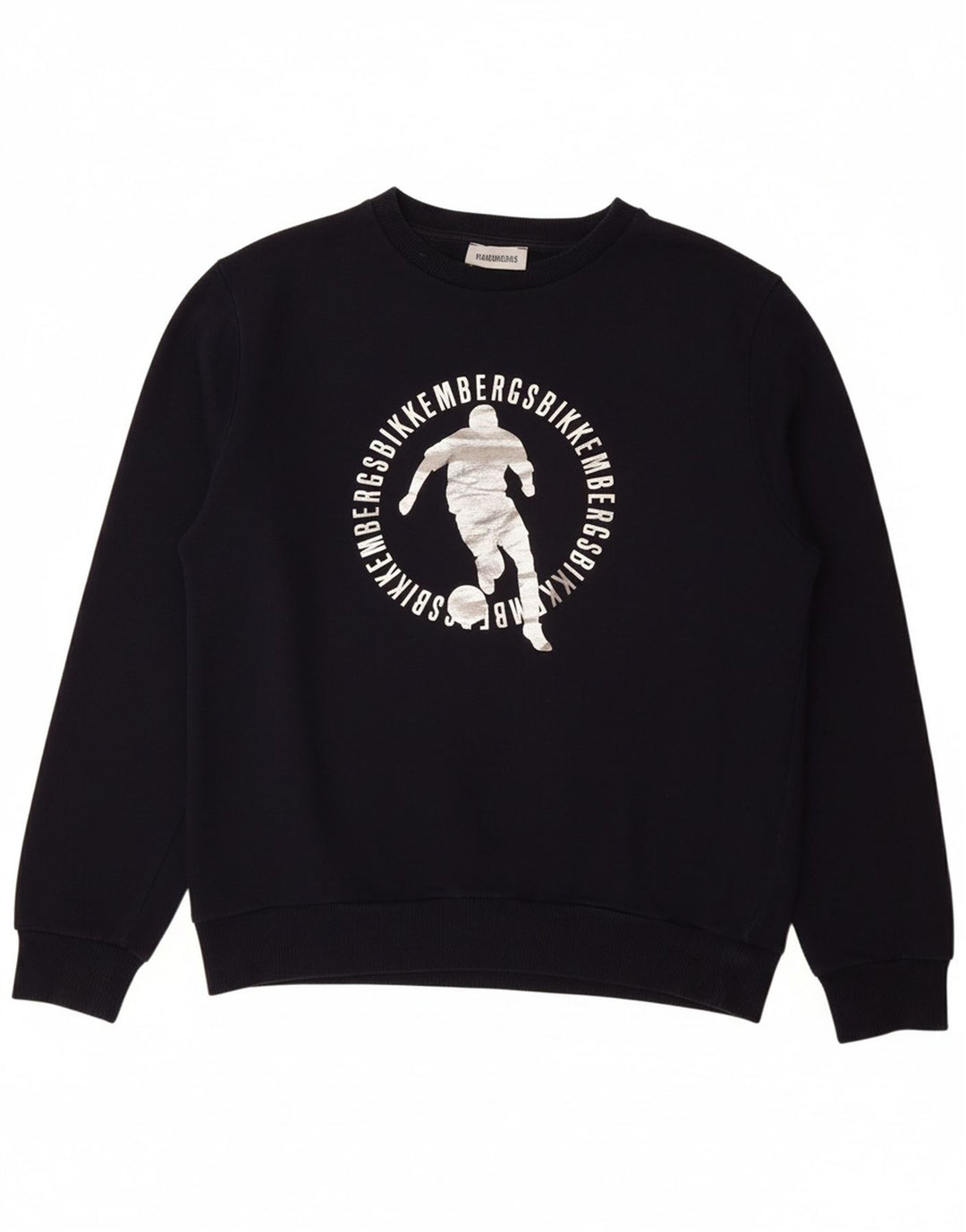 BIKKEMBERGS Sweat-Shirt Graphique Garçon 15-16 ans Bleu Marine Coton