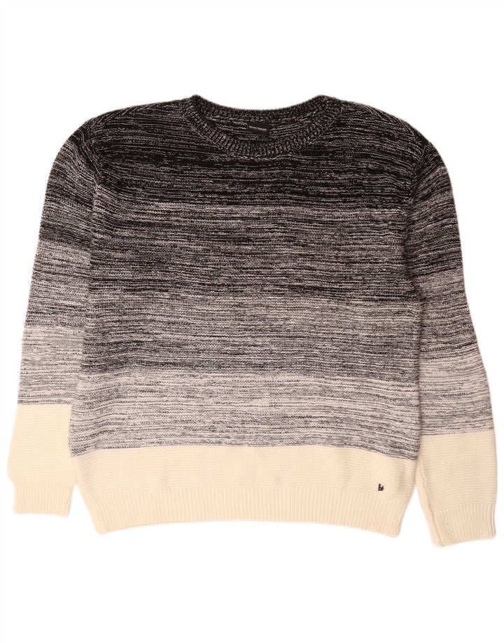 Bruno Banani Pull col bateau pour homme Large multicolore moucheté