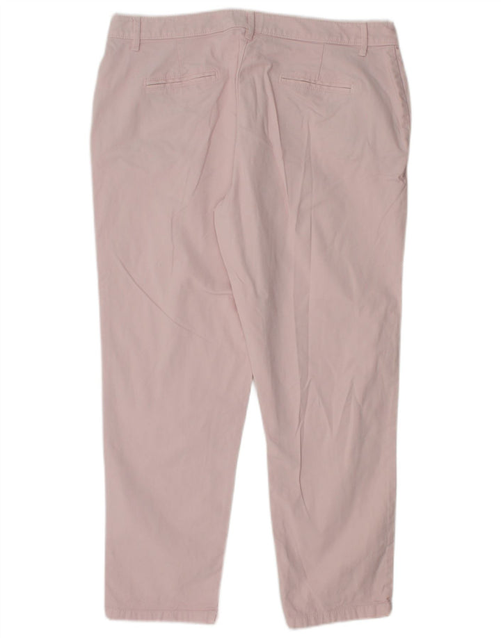 JOULES Pantalon Chino Fuselé Femme UK 14 Large W32 L25 Coton Rose