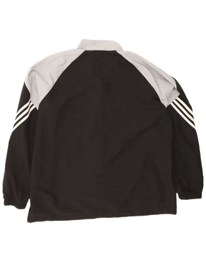 Adidas Veste de survêtement pour homme 2XL Noir Colorblock Polyester Sports