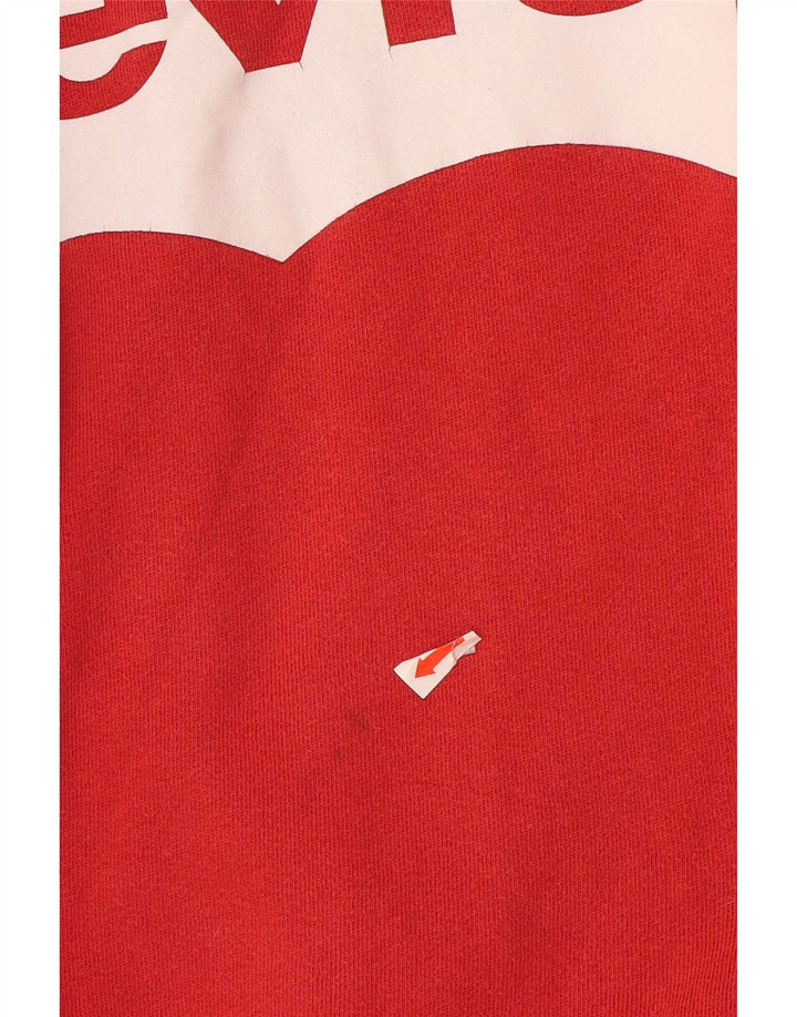 LEVI'S Sweatshirt Graphique Garçon 13-14 ans Rouge Coton
