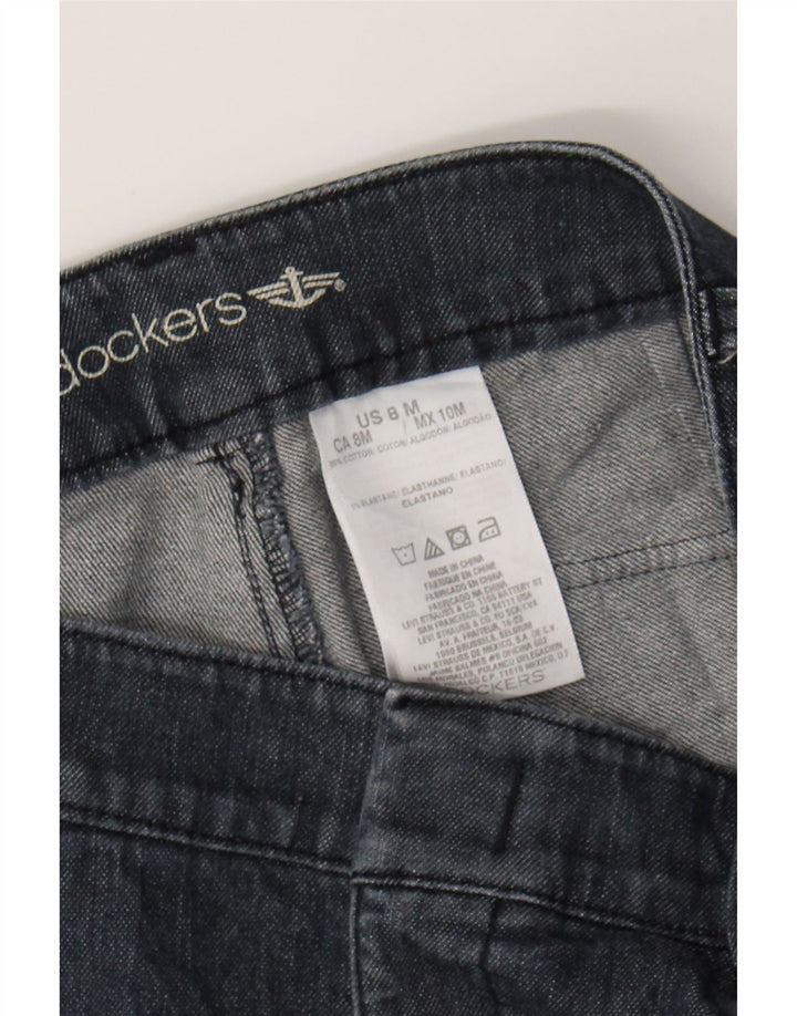 DOCKERS Womens Straight Jeans US 8 Medium W30 L27 Navy Blue Cotton Vintage Dockers and Second-Hand Dockers from Messina Hembry 