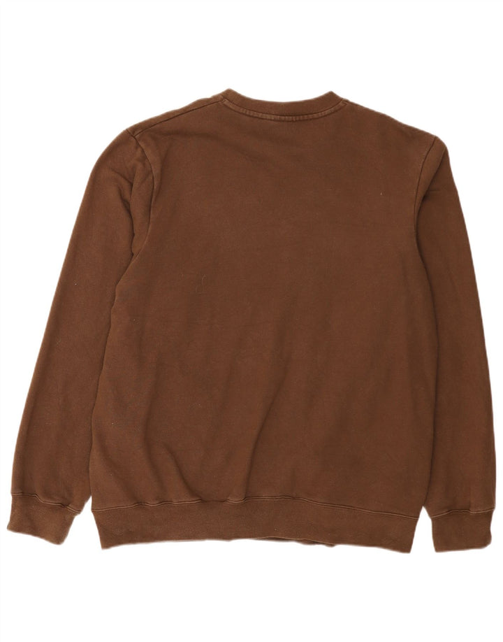Nike Sweat-shirt graphique pour homme UK 39/41 Marron moyen Coton
