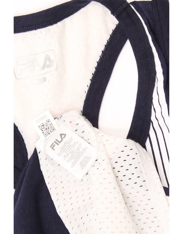 Fila Débardeur Graphic Homme Petit Blanc Polyester Colorblock