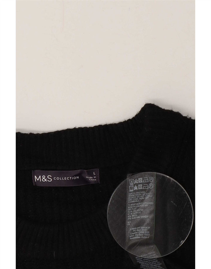 Marks & Spencer Débardeur pour femme UK 16 Large Noir Polyester