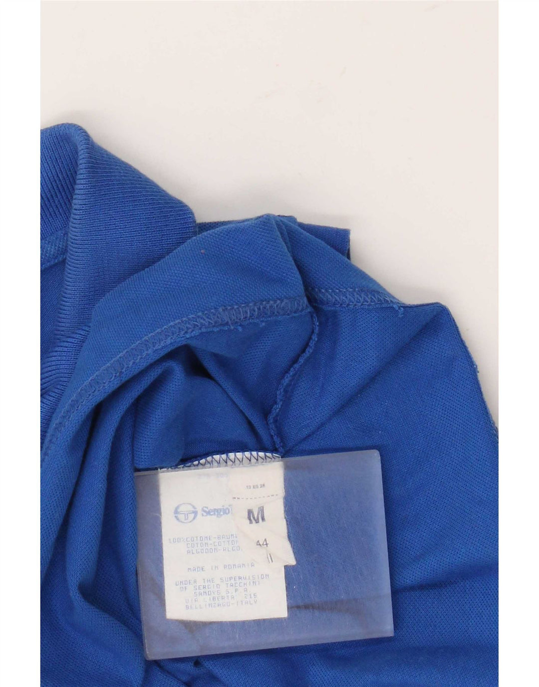 Sergio Tacchini Polo Sans Manches Femme IT 44 Bleu Moyen Coton