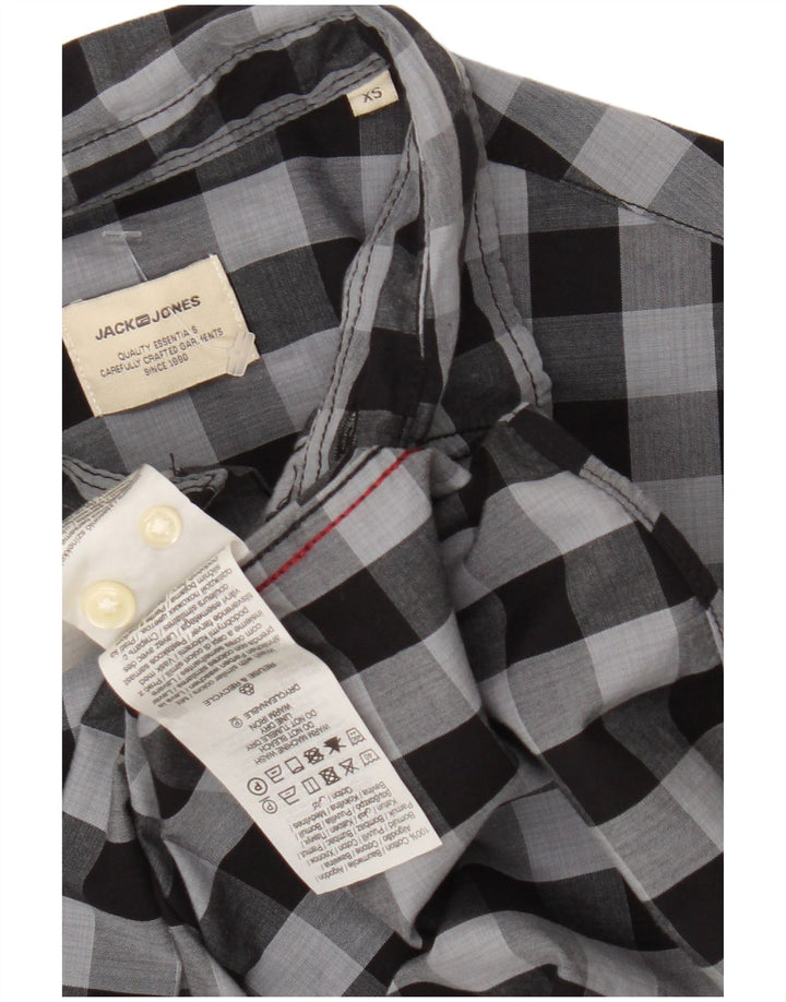 Jack & Jones Chemise Homme XS Gris Vichy Coton