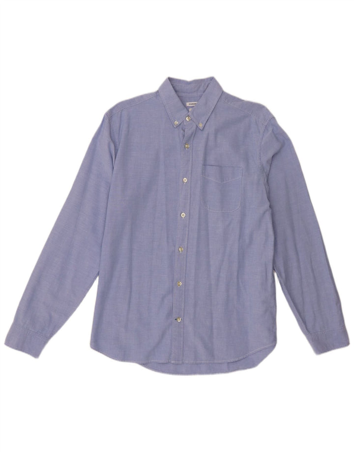 Gap Chemise Coupe Standard Homme Bleu Moyen Coton