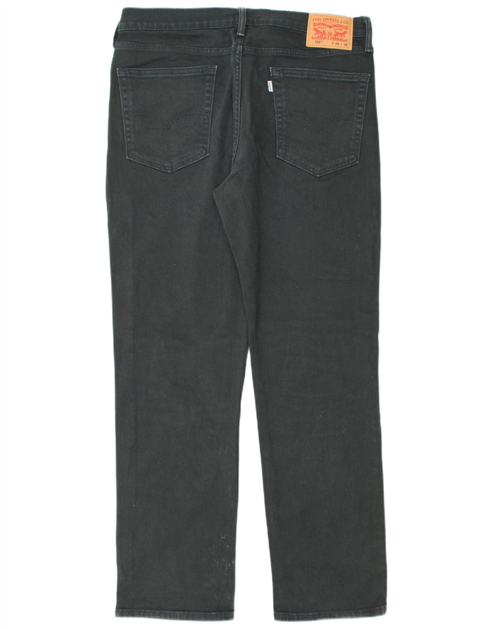 LEVI'S Jean Droit 514 Homme W36 L32 Noir Coton