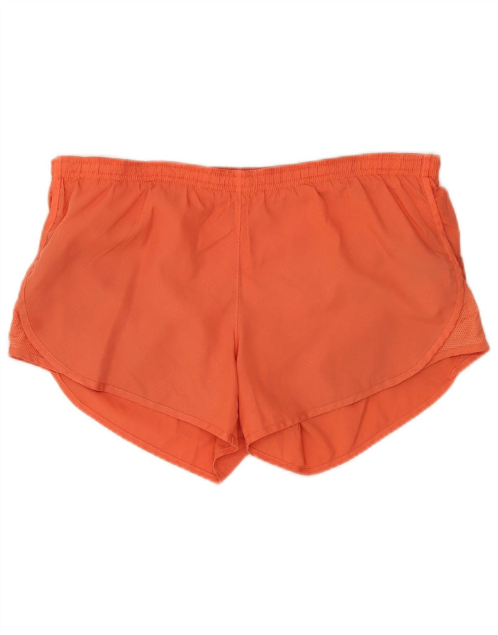 Nike Short de sport Dri Fit pour femme UK 14 Orange moyen Polyester
