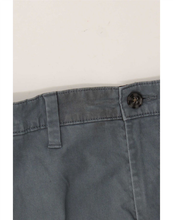 Marks & Spencer Short Chino Homme W30 Bleu Moyen Coton