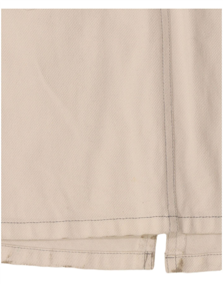 Cache Robe chasuble en jean pour femme UK 8 Small Blanc