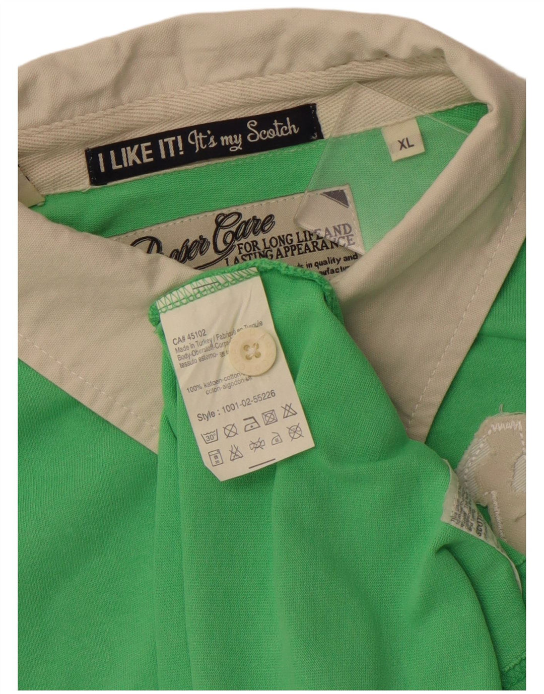 SCOTCH & SODA Polo Rugby Graphique Homme XL Vert Coton