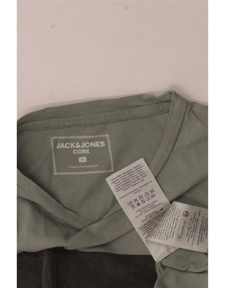 Jack & Jones T-Shirt Graphique Homme Vert Moyen Coton
