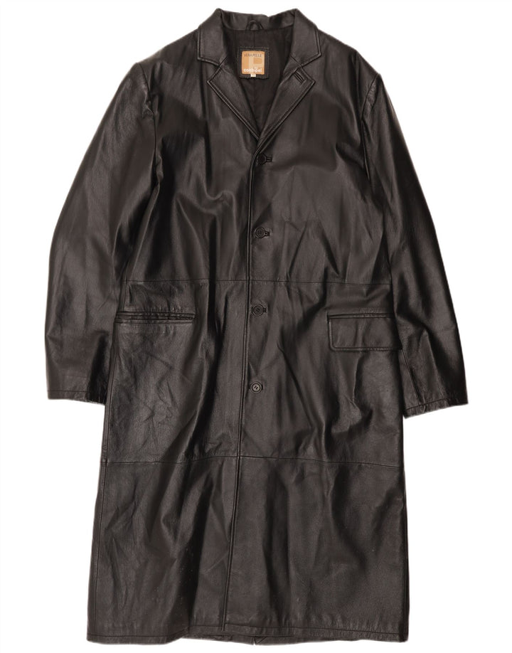 CONBIPEL Manteau en Cuir Homme IT 52 Grand Cuir Noir