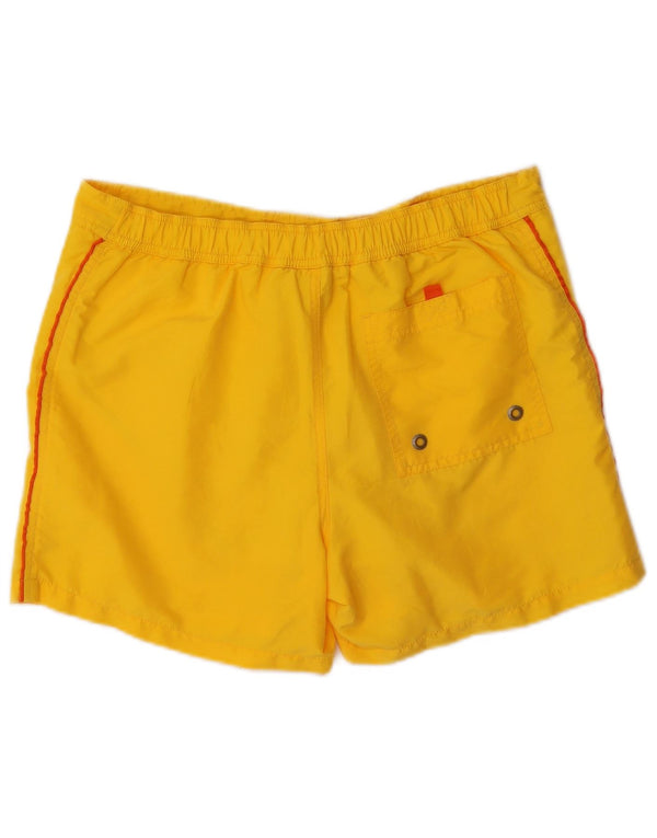 Sergio Tacchini Short De Bain Homme Polyester Jaune Moyen