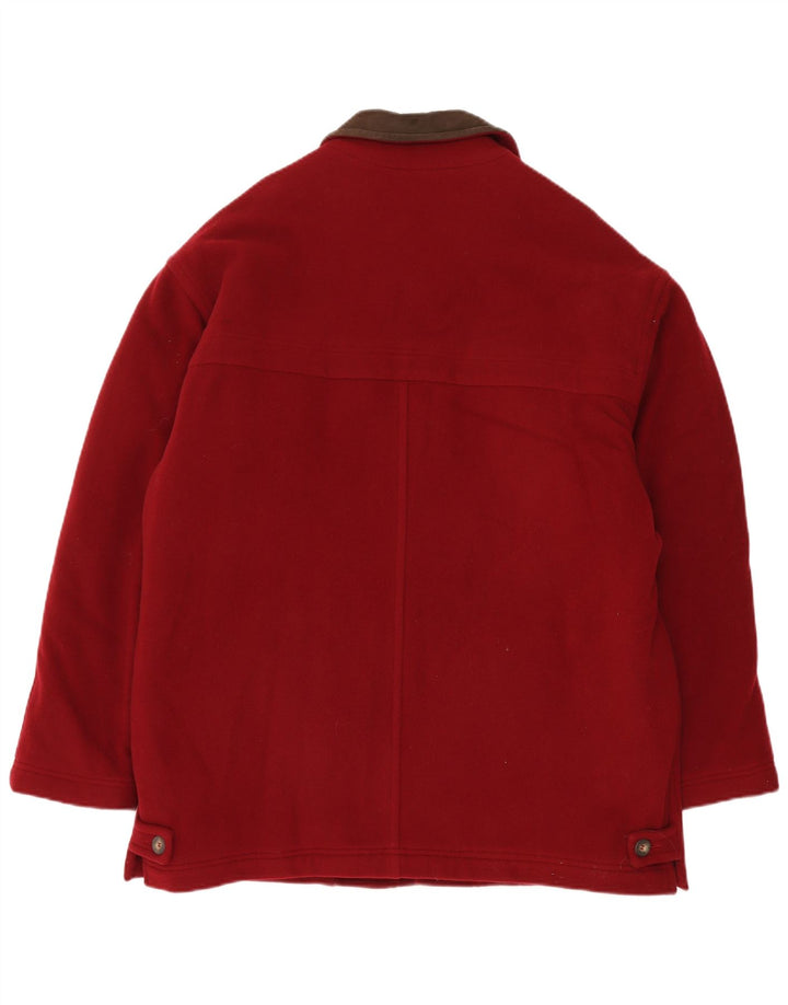 Ciao Manteau Homme IT 54 XL Laine Rouge
