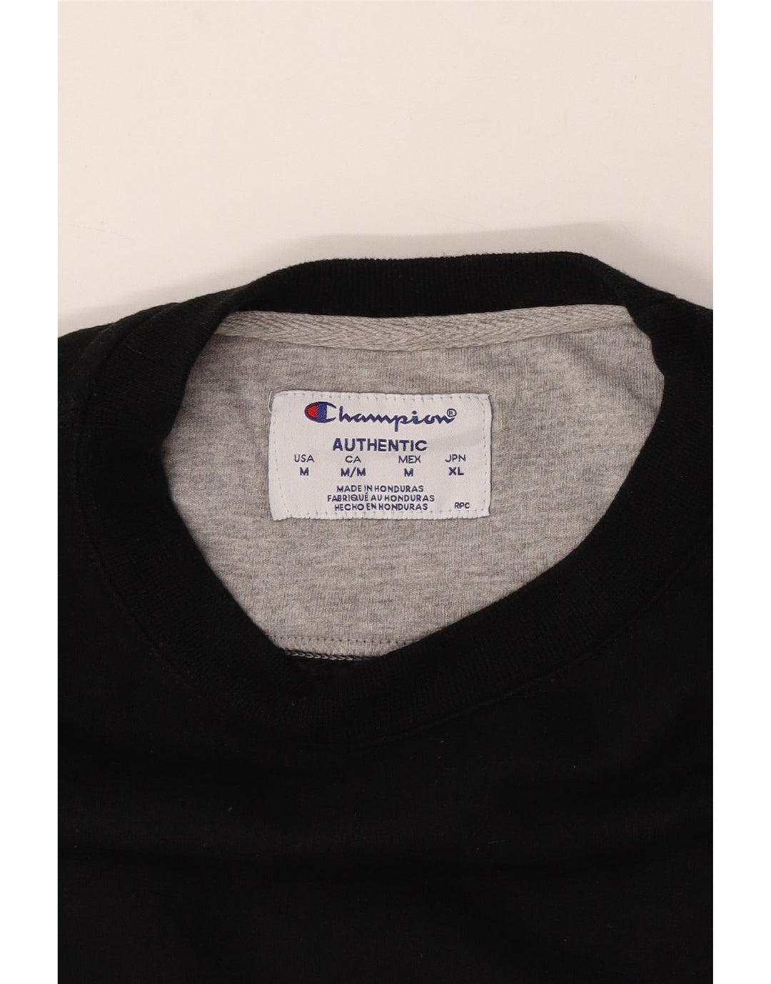 Champion Sweat-Shirt Homme Noir Moyen