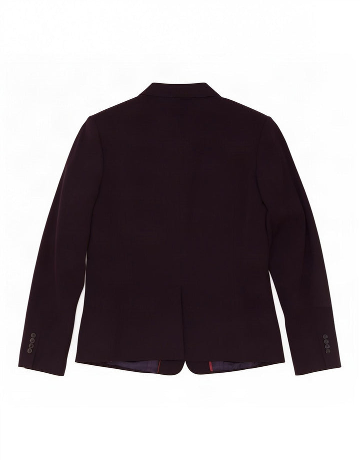 Marks & Spencer Veste blazer à 3 boutons pour femme UK 18 XL Violet Polyester
