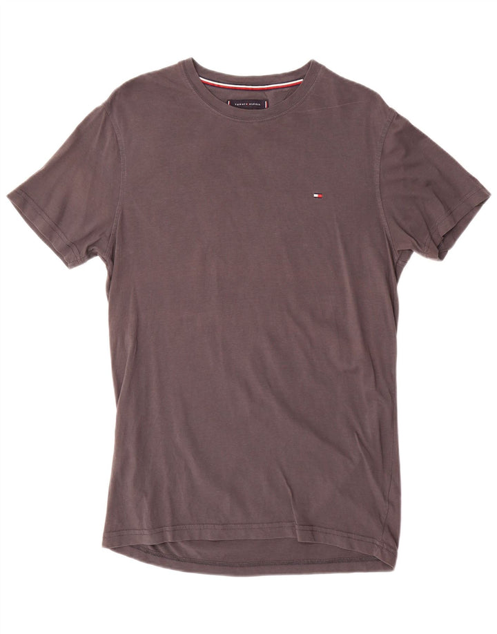 Tommy Hilfiger T-Shirt Homme Petit Gris Coton