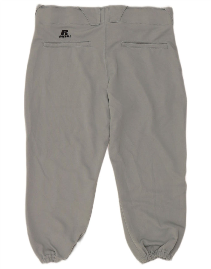 RUSSELL ATHLETIC Pantalon Capri Joggers Homme Moyen W32 L19 Gris Polyester
