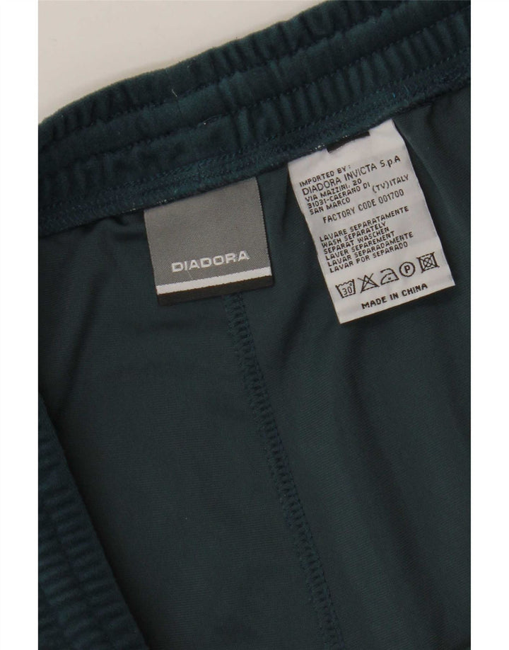 Diadora Pantalon de survêtement en velours pour homme 2XL Vert Polyester