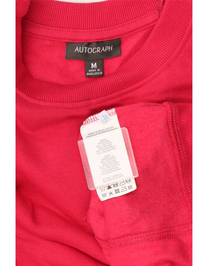 Marks & Spencer Sweat-shirt autographe pour femme UK 14 Rose moyen