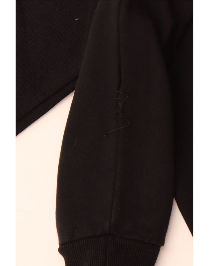 ELLESSE Sweat-shirt graphique pour homme en coton noir Large