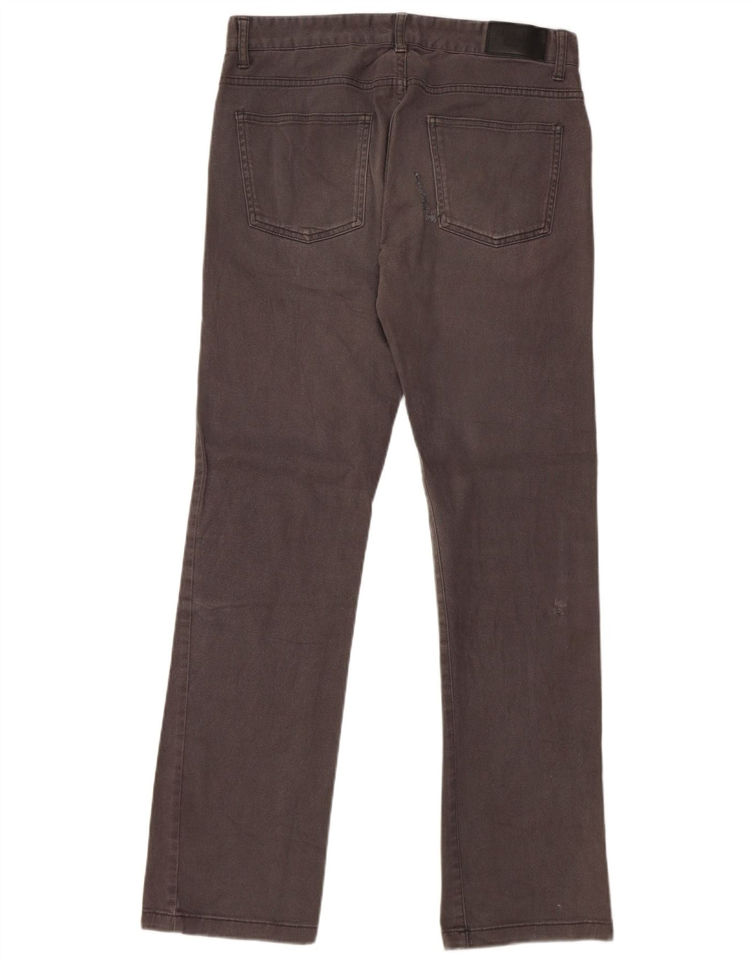 ZARA Pantalon décontracté droit pour homme EU 40 Medium W31 L31 Gris