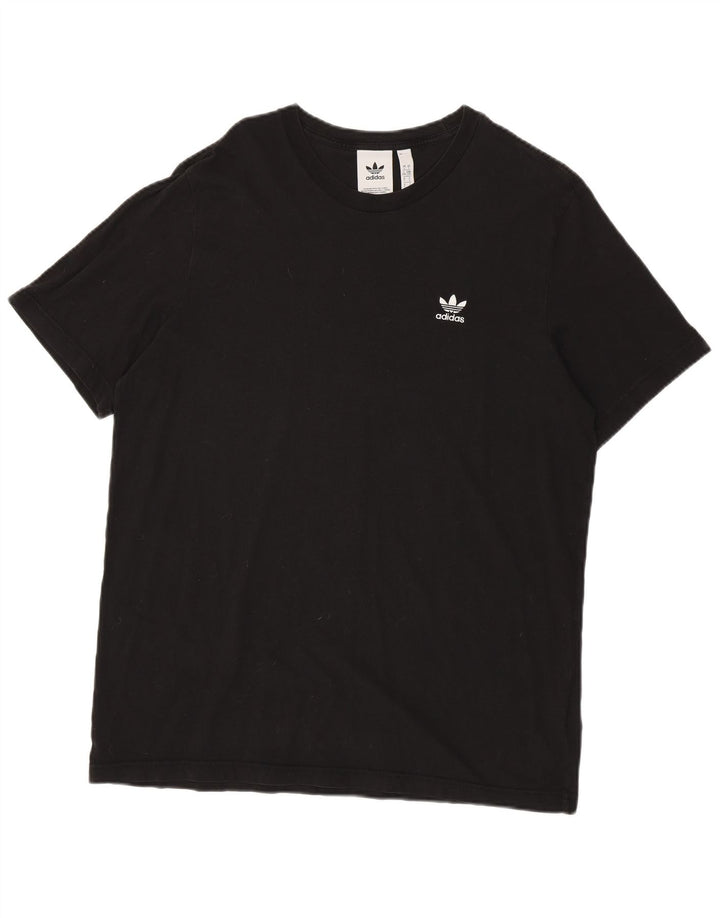 ADIDAS T-Shirt Homme Haut Large Noir Coton