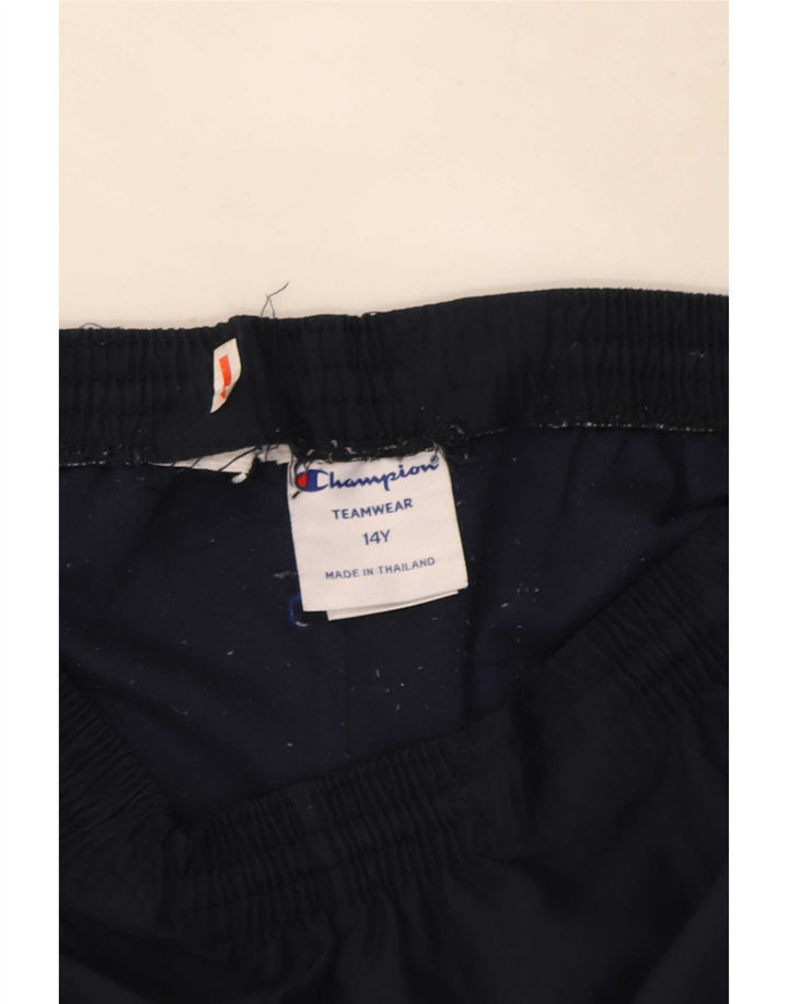 Champion Pantalon de Survêtement Garçon 13-14 ans Bleu Marine Polyester