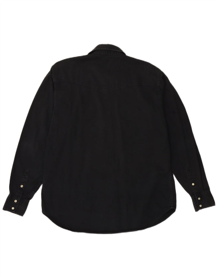 LEE Chemise en Jean Homme Large Noir Coton