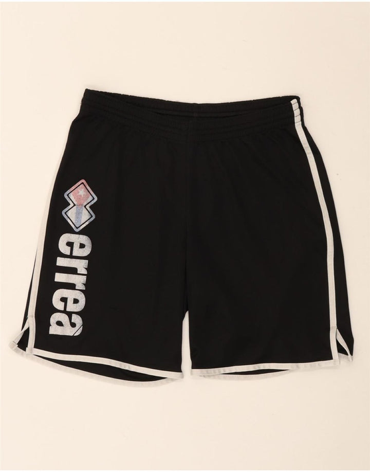 ERREA Short de Sport Graphique Homme Noir Moyen