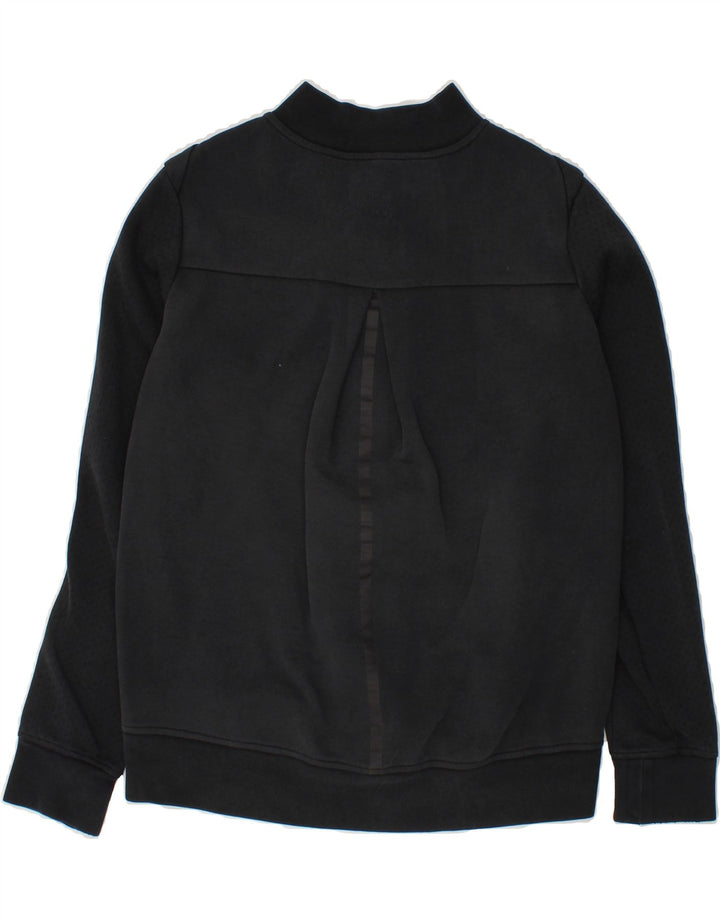 NIKE Womens Tracksuit Top Jacket UK 6 XS Black Cotton Vintage Nike and Second-Hand Nike from Messina Hembry 
