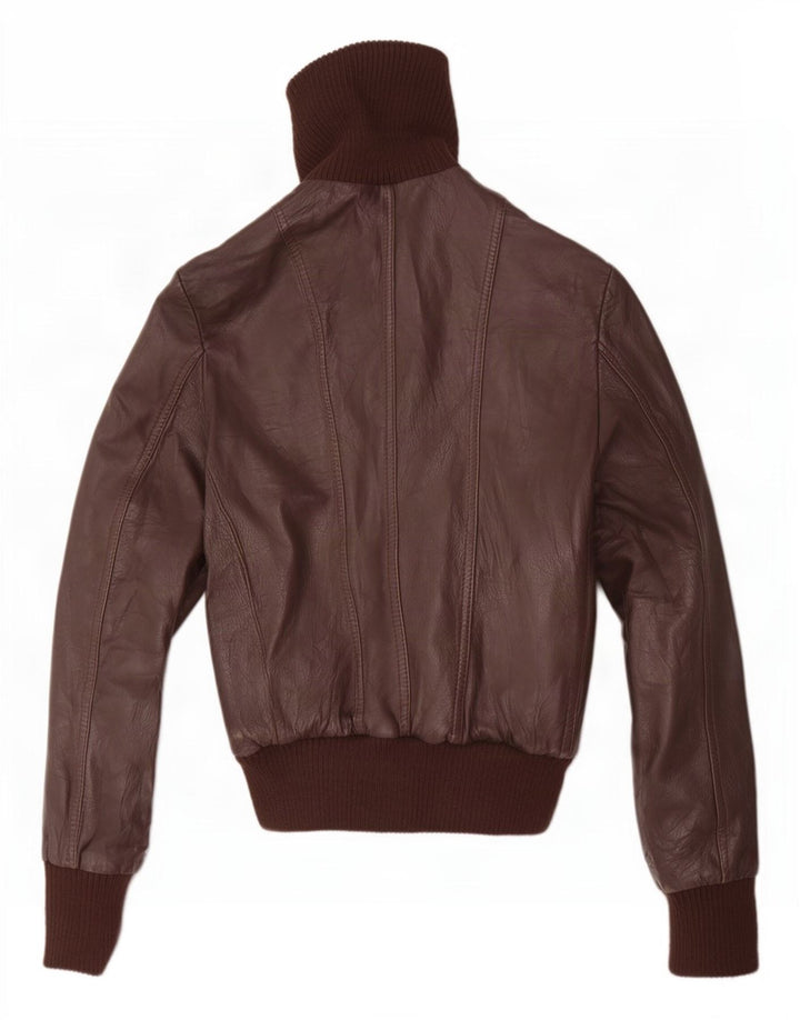 Together Veste en cuir pour homme IT 44 Marron moyen