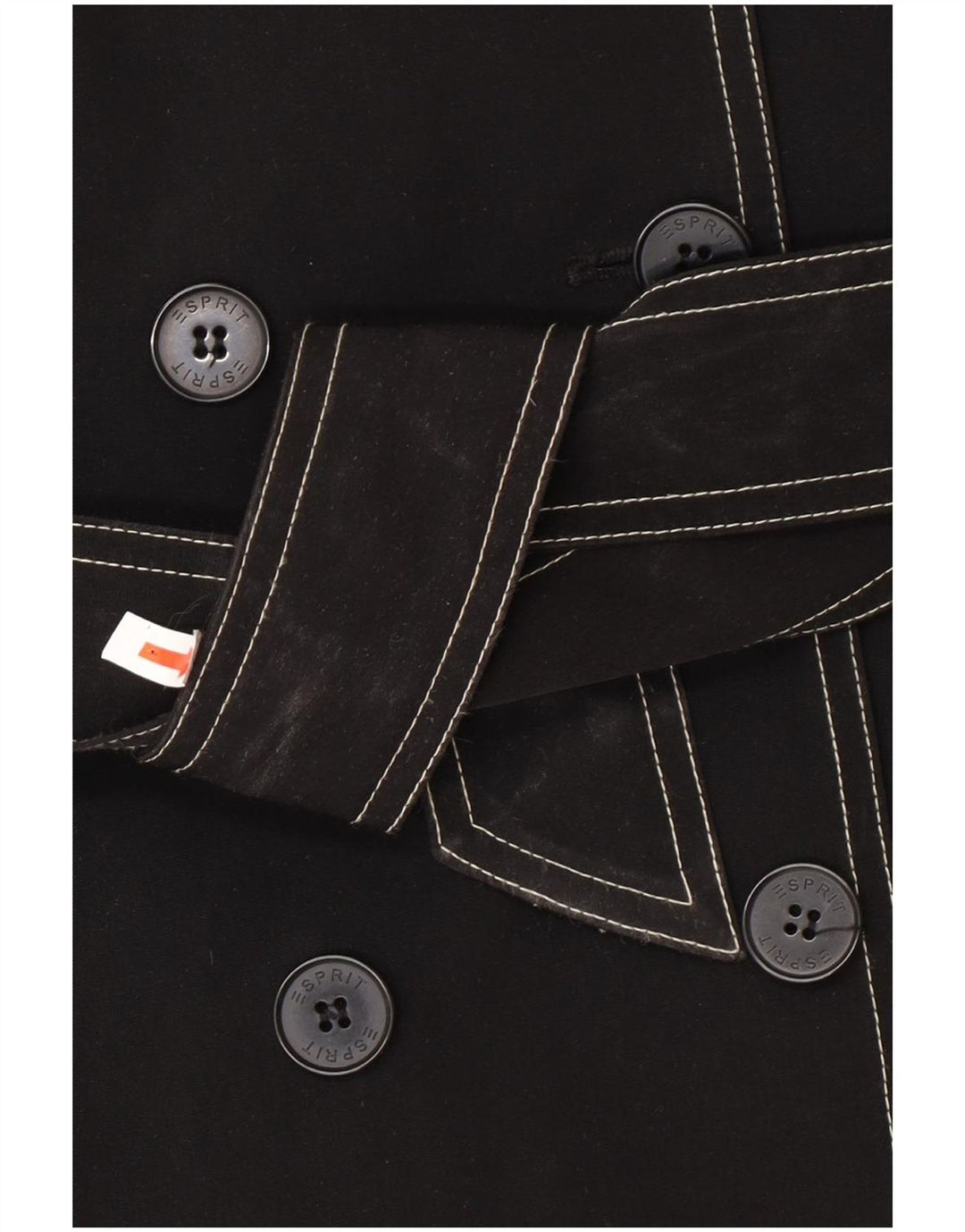 Esprit Caban Sherpa Femme UK 18 XL Noir Polyester