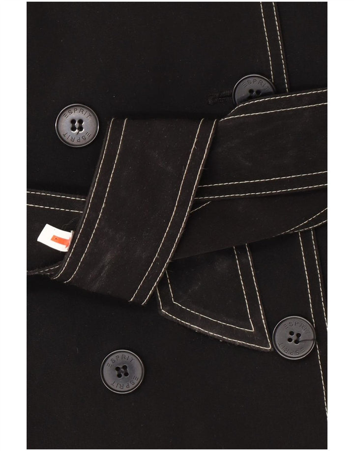 Esprit Caban Sherpa Femme UK 18 XL Noir Polyester